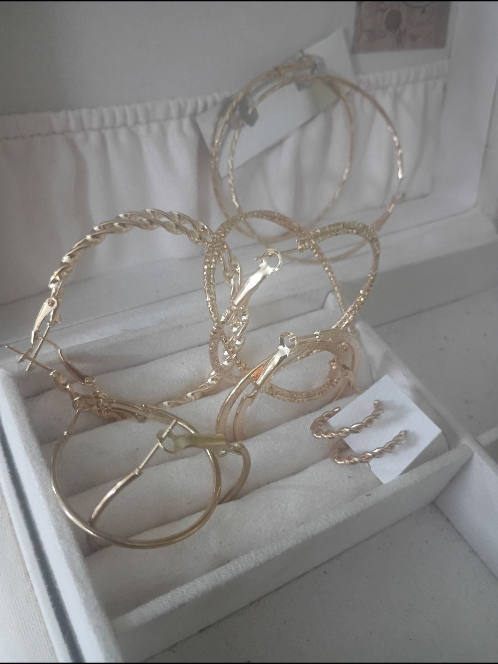 Gold Hoop Earring Set - Women Jewelry